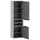 MID.YOU Alessio Midischrank 40,3 x 138,3 x 32 cm Grau