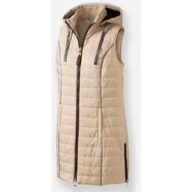 Inspirationen WITT WEIDEN Longweste in beige, | Gr.: 38