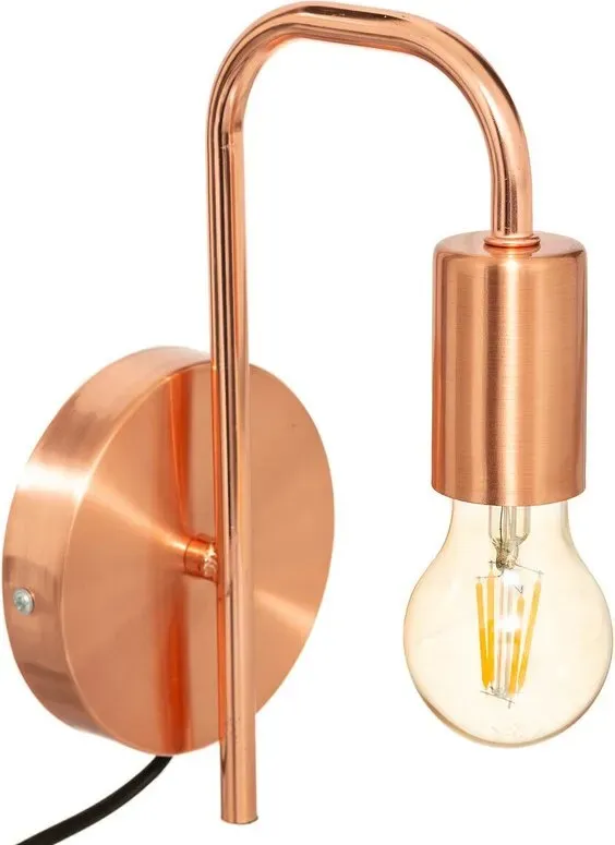 Keli Wandlampe, Durchmesser 12 cm, Kupfermetall