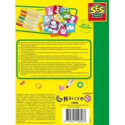 SES Creative Bastelset Stempeln mit Stiften 14896