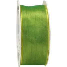 Präsent Geschenkband Polyester Limette 40 mm x 25 m