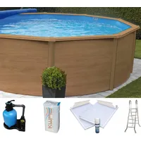 KWAD Rundpool Supreme 550 x 132 cm inkl. Bodenisolationsset