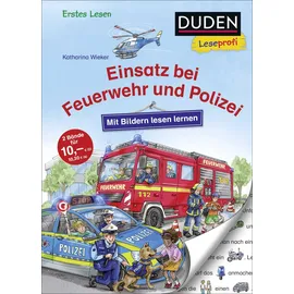 fischer sauerländer duden Duden Leseprofi – Mit Bildern lesen lernen: Einsatz bei Feuerwehr und Polizei