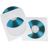 Hama 51174 CD/DVD-Papier-Schutzhüllen weiß 100er-Pack