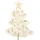 Peter Bausch GmbH & Co. KG PEBARO 845/2L - Holzbausatz Tannenbaum III Lasercut, 45 Teile, Holzkonstruktion zum Zusammenstecken