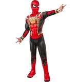 Rubie's offizielles Marvel Spider-Man 3 Kinder Deluxe Version zweiseitig Kostüm, Schwarz, Gold & Rot, Großes Alter 12-14 UK, Welttag des Buches Kostüm, Welttag des Buches Halloween - L