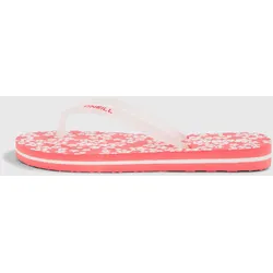Zehentrenner O'NEILL "PROFILE GRAPHIC SANDALS", Gr. 33, pink milliflower, Synthetik, sportlich, Schuhe
