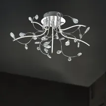 Hell CRYSTAL Deckenleuchte, LED, 70326/540-02,