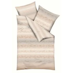 kaeppel Bettwäsche Palace 135 x 200 cm Jersey Beige Creme