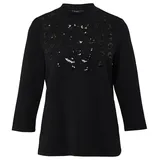 s.Oliver Regular Fit 3/4-Shirt aus Viskose-Mix, Black, 40