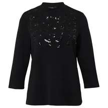 s.Oliver Regular Fit 3/4-Shirt aus Viskose-Mix, Black, 40