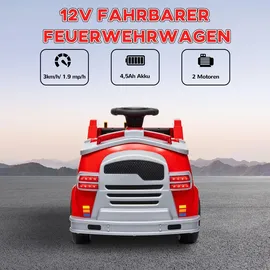 aiyaplay Kinder Elektroauto Feuerwehrauto rot (6v)