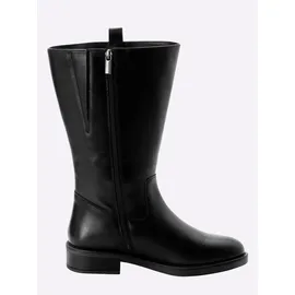 sheego Weitschaftstiefel Damen Schwarz 43
