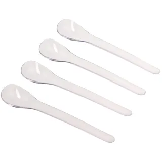 Fackelmann Eilöffel 14 Cm Transparent Oder Weiß 4 Stück Küchenhelfer