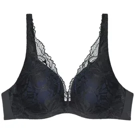 Triumph Damen Spitzen-BH Body Make-Up Illusion Lace WP, mit Bügel, Gepolstert, Verstellbare Träger, 80E, Pigeon Grey - 80E