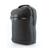 National Geographic "Stream", Gr. B/H/T: 32cm, grau (anthrazit), Kunstfaser, Rucksäcke Cityrucksack, mit Laptop- und Tabletfach