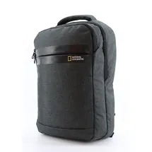 National Geographic "Stream", Gr. B/H/T: 32cm, grau (anthrazit), Kunstfaser, Rucksäcke Cityrucksack, mit Laptop- und Tabletfach