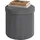 Woltu Sitzhocker mit Deckel Stoff 38 x 36 x 38 cm Grau
