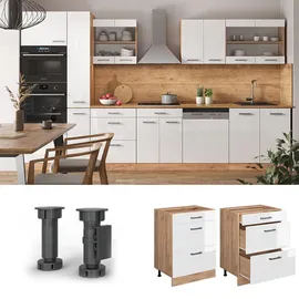 Vicco Schubladenschrank R-Line 60 x 60 x 81,5 cm Weiß