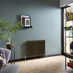Gliederheizkörper horizontal (2-säulig) – Auswahl an metallischen Farben - Größe wählbar – Regent Hudson Reed