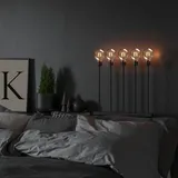 Konstsmide LED Metallleuchter Schwarz 5 St.