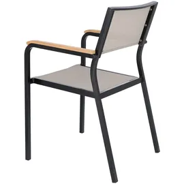 JAN KURTZ Lux Stapelsessel 49 x 49 x 84 cm schwarz