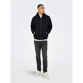 Only & Sons ONSTURNER LIFE Kapuzensweatshirt Herren Schwarz S