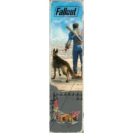Mattel Fallout Red Rocket Bauspielzeug-Set mit 2 Figuren (824 Teile)