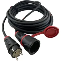 HAWA R7030 Strom Verlängerungskabel Schwarz 10.00m H07RN-F 3G 1,5mm2