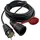 HAWA R7030 Strom Verlängerungskabel Schwarz 10.00m H07RN-F 3G 1,5mm2