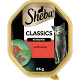 Sheba Classics 85g mit Rindfleisch - Katzennassfutter in Pastete