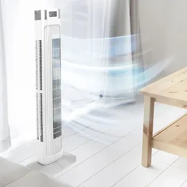 V-Tac Turmventilator 30 cm Standventilator Weiß
