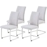 Hela Freischwinger AUGUSTA Polyester beige 4er Set