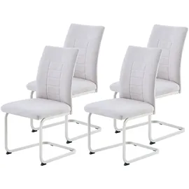 Hela Freischwinger AUGUSTA Polyester beige 4er Set