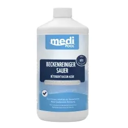 mediPOOL Beckenreiniger Sauer 1333601MP , 1000 ml - Flasche