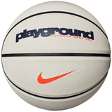 Nike Everyday Playground 8P Graphic Basketball aus Gummi in der Farbe Light Bone/Midnight Navy/Black/total orange, Größe: 7,