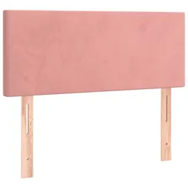 vidaXL Kopfteil Rosa 80x5x78/88 cm Samt