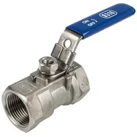 Gebo Edelstahl Kugelhahn, einteilig, reduzierter Durchgang, Ig (Ausführung: 3/4''IG)
