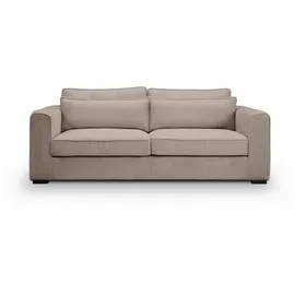 MID.YOU 3-Sitzer-Sofa Cord 3 Beige/Braun