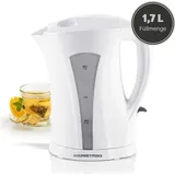 GOURMETmaxx Wasserkocher 1,7 l 2200W weiß/grau