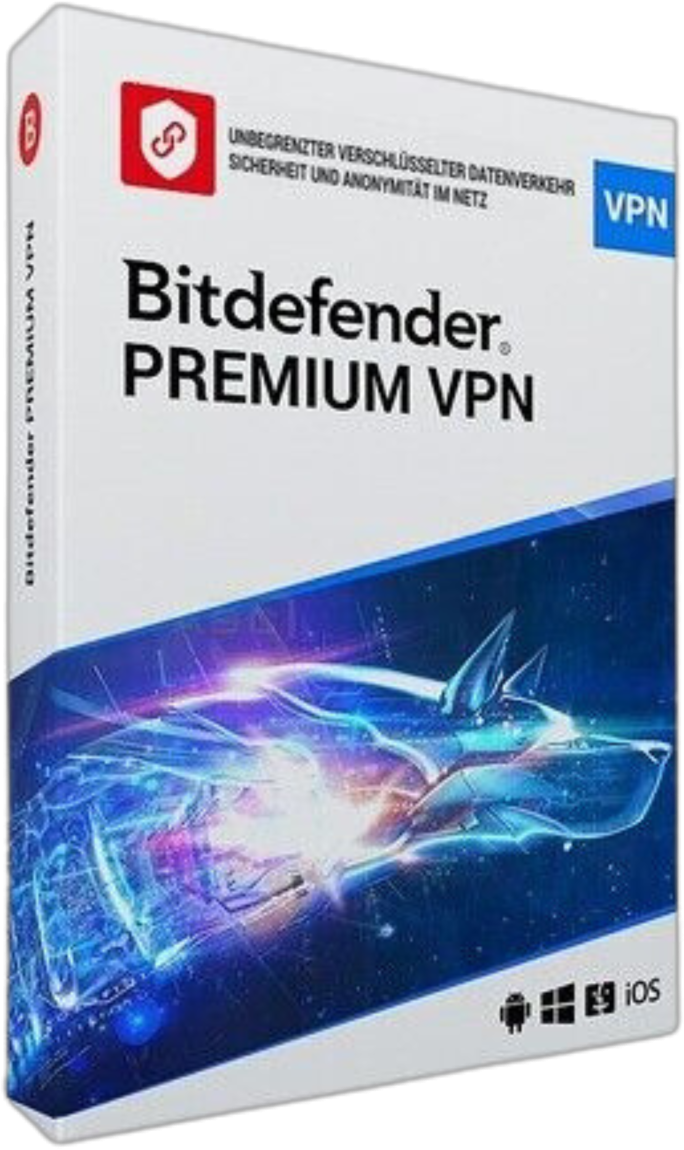 Bitdefender Premium VPN  ; 10 Geräte 1 Jahr