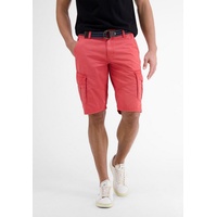 LERROS Bermudas »LERROS Cargo Bermuda, unifarben« Lerros HIBISCUS RED