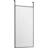 vidaXL Türspiegel Schwarz 30x60 cm Glas und Aluminium