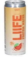 QNT Liife Protein Water Orange Sanguine Ginseng Boisson 330 ml