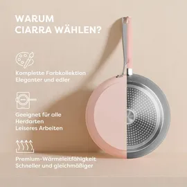 Ciarra Beyond Kochgeschirr Pfannenset mit Deckeln 2-tlg. Topf-Set Antihaftbeschichtung Topf- & Pfannen-Sets VMFPP2620