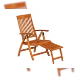 Merxx Comodoro Klappsessel 62 x 114 x 110 cm braun