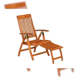 Merxx Comodoro Klappsessel 62 x 114 x 110 cm braun