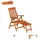 Merxx Comodoro Klappsessel 62 x 114 x 110 cm braun