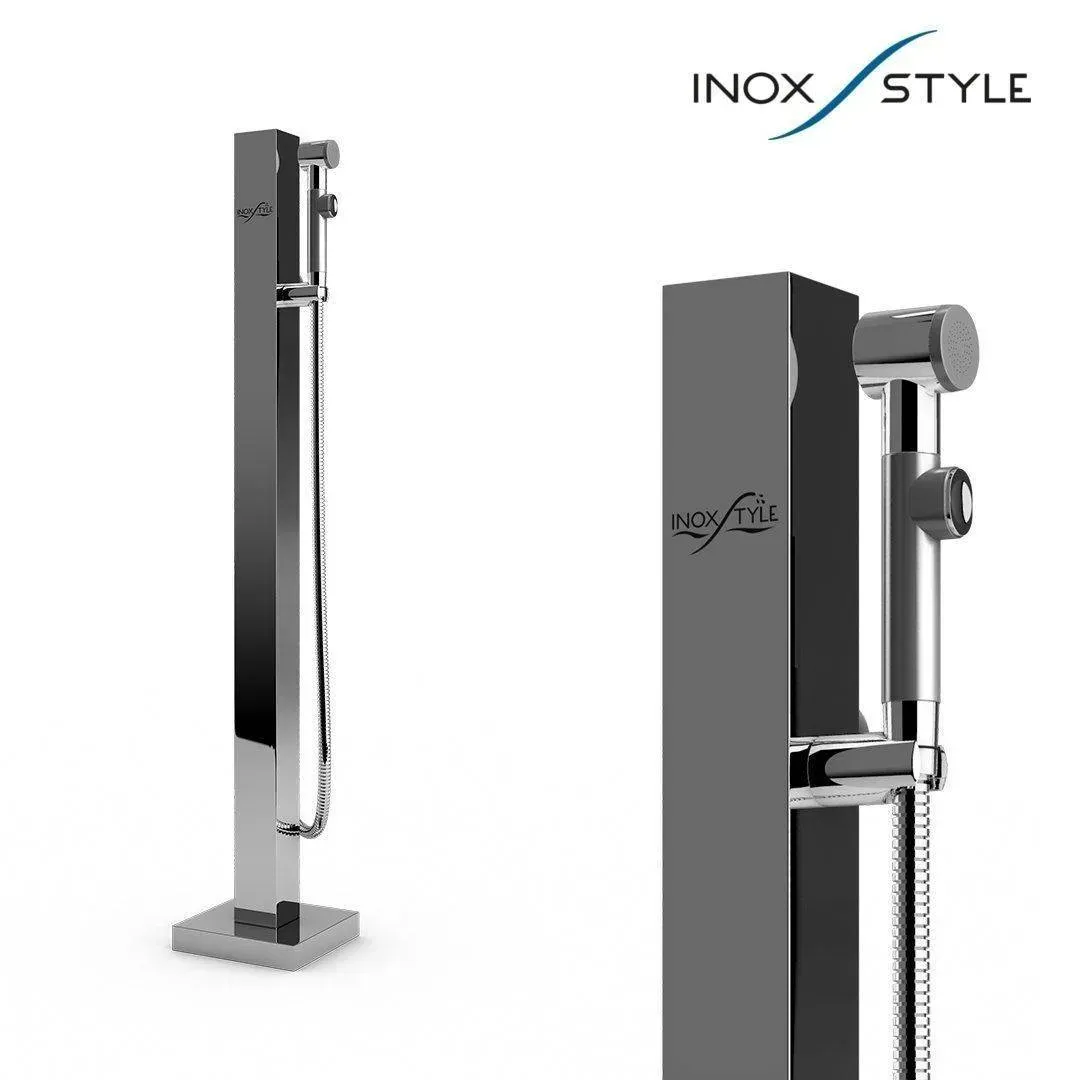 Inoxstyle Telefono Cube Außendusche - velvet-steel-Finish