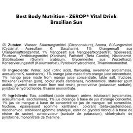 Best Body Low Carb Vital Drink Brazilian Sun 1000 ml